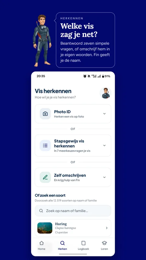 Herken een vis in zeven simpele vragen